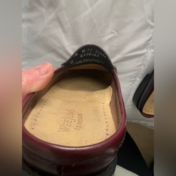 Weejuns mules dark burgundy - Picture 4 of 4